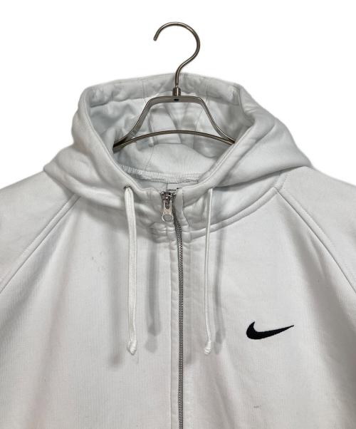 NIKE（ナイキ）NIKE (ナイキ) Supreme (シュプリーム) Zip Up Hooded Sweatshirt 25SS ホワイト サイズ: Mの古着・服飾アイテム
