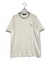 FRED PERRY（フレッドペリー）の古着「ロゴTシャツ」｜ホワイト×グリーン