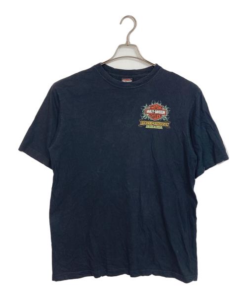 HARLEY-DAVIDSON（ハーレーダビッドソン）HARLEY-DAVIDSON (ハーレーダビッドソン) 【古着】プリントTシャツ　半袖カットソー　Tシャツ　Tee  メキシコ製 ブラック サイズ: Lの古着・服飾アイテム
