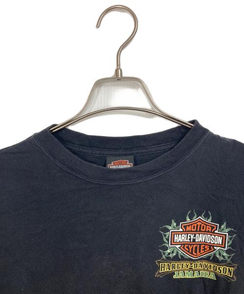 HARLEY-DAVIDSON（ハーレーダビッドソン）HARLEY-DAVIDSON (ハーレーダビッドソン) 【古着】プリントTシャツ　半袖カットソー　Tシャツ　Tee  メキシコ製 ブラック サイズ: Lの古着・服飾アイテム