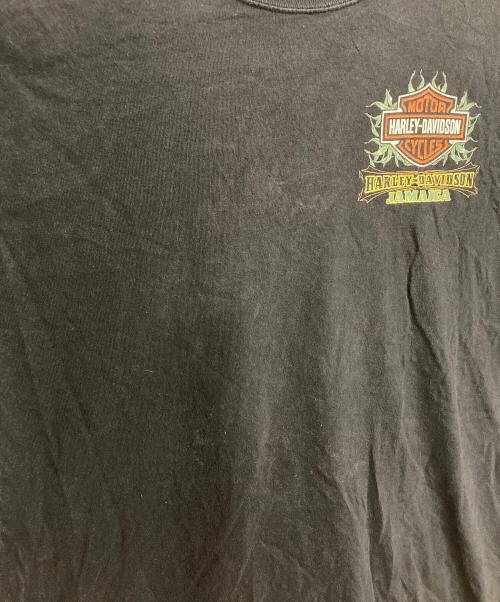HARLEY-DAVIDSON（ハーレーダビッドソン）HARLEY-DAVIDSON (ハーレーダビッドソン) 【古着】プリントTシャツ　半袖カットソー　Tシャツ　Tee  メキシコ製 ブラック サイズ: Lの古着・服飾アイテム