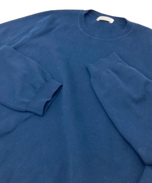 BALLSEY（ボールジィ）BALLSEY (ボールジィ) スビンコットン クルーネックプルオーバー　26SS ネイビー サイズ:Sの古着・服飾アイテム
