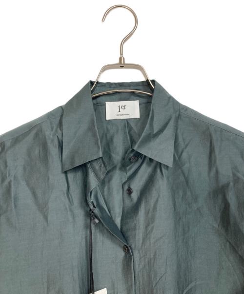 1er Arrondissement（プルミエ アロンディスモン）1er Arrondissement (プルミエ アロンディスモン) シアーテンセルシャツ　長袖シャツ　26SS グリーン サイズ:36 未使用品の古着・服飾アイテム