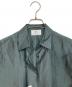 1er Arrondissement (プルミエ アロンディスモン) シアーテンセルシャツ　長袖シャツ　26SS グリーン サイズ:36 未使用品：13000円