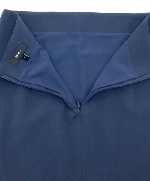 theory（セオリー）theory (セオリー) Admiral Crepe Pencil Skirt2 アドミラルクレープペンシルスカート セレモニー　オフィスカジュアル　日本製　25年モデル ネイビーの古着・服飾アイテム