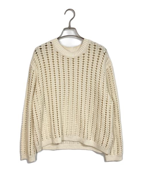 theory luxe（セオリーリュクス）theory luxe (セオリーリュクス) LINECO IRIS サマーニット ベージュ サイズ:38の古着・服飾アイテム