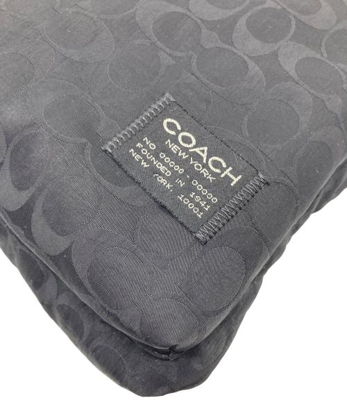 COACH（コーチ）COACH (コーチ) ルカブリーフ・シグネチャーナイロン　2WAYバッグ　トートバッグ　ショルダーバッグ ブラック サイズ:実寸参照の古着・服飾アイテム