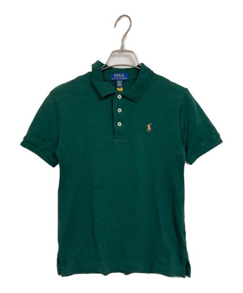 POLO RALPH LAUREN（ポロ・ラルフローレン）POLO RALPH LAUREN (ポロ・ラルフローレン) ポロシャツ　半袖シャツ　ポニー刺繍 グリーン サイズ:M（10−12）の古着・服飾アイテム