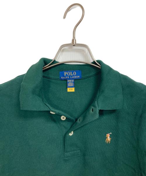 POLO RALPH LAUREN（ポロ・ラルフローレン）POLO RALPH LAUREN (ポロ・ラルフローレン) ポロシャツ　半袖シャツ　ポニー刺繍 グリーン サイズ:M（10−12）の古着・服飾アイテム