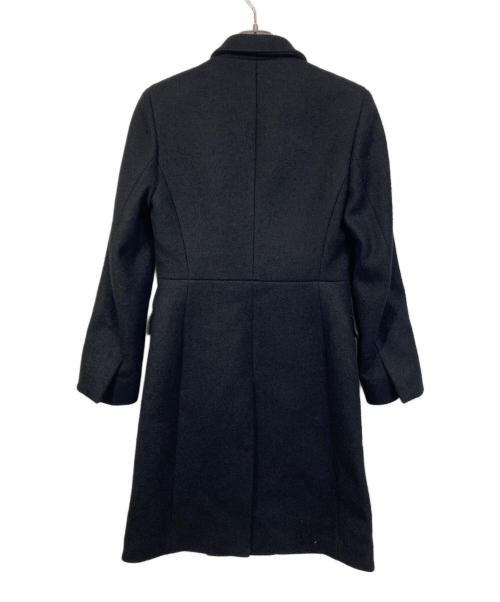 PRADA（プラダ）PRADA (プラダ) ツイードロングコート ブラック サイズ:40の古着・服飾アイテム