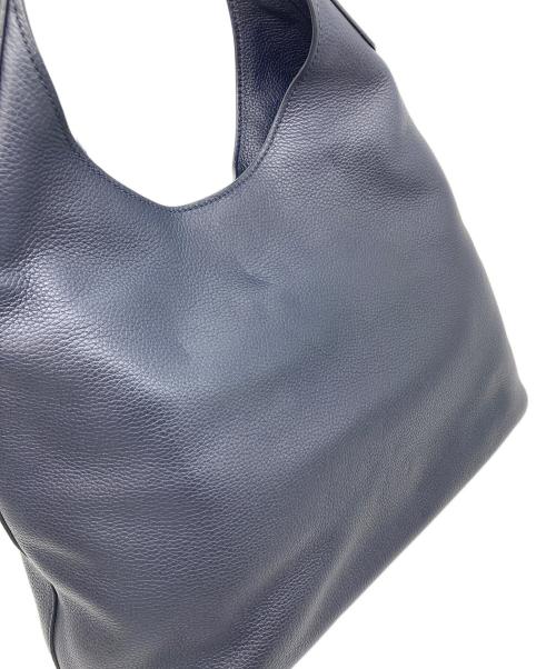 PRADA（プラダ）PRADA (プラダ) チェーンホーボーバッグ　トライアングルロゴチェーンバッグ ネイビー サイズ:実寸参照の古着・服飾アイテム