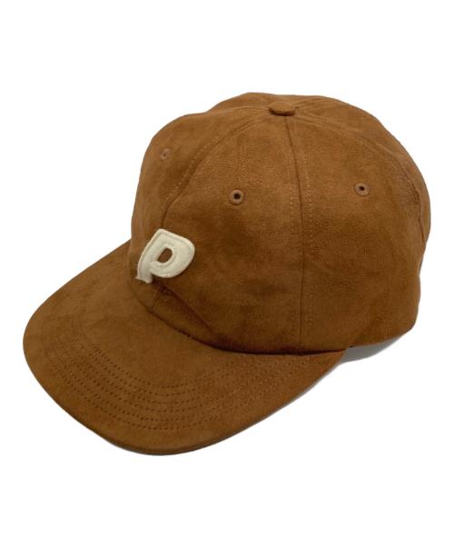 PALACE（パレス）PALACE (パレス) 6パネル スウェードキャップ　USA製 ブラウン サイズ:実寸参照の古着・服飾アイテム