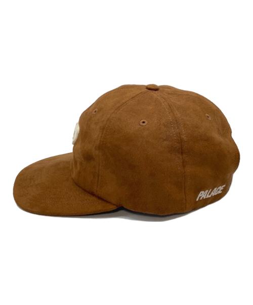PALACE（パレス）PALACE (パレス) 6パネル スウェードキャップ　USA製 ブラウン サイズ:実寸参照の古着・服飾アイテム