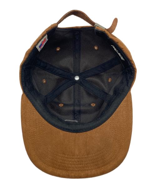 PALACE（パレス）PALACE (パレス) 6パネル スウェードキャップ　USA製 ブラウン サイズ:実寸参照の古着・服飾アイテム
