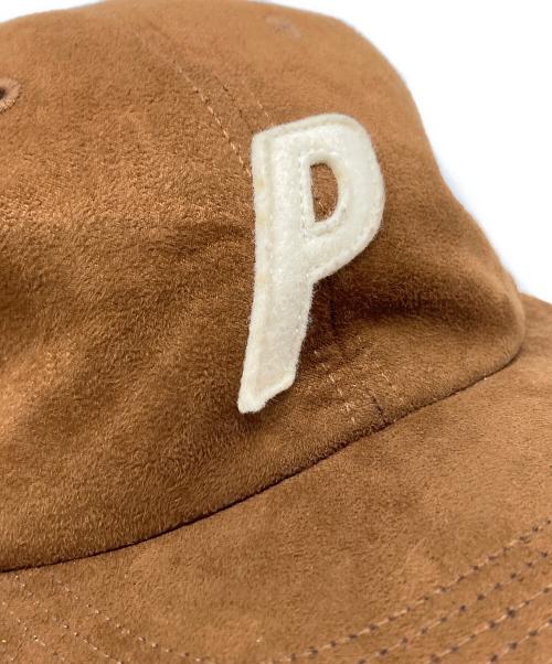 PALACE（パレス）PALACE (パレス) 6パネル スウェードキャップ　USA製 ブラウン サイズ:実寸参照の古着・服飾アイテム