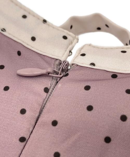 HER LIP TO（ハーリップトゥ）HER LIP TO (ハーリップトゥ) Orangerie Dot Long Dress ドットワンピース　 パープル サイズ:Sの古着・服飾アイテム