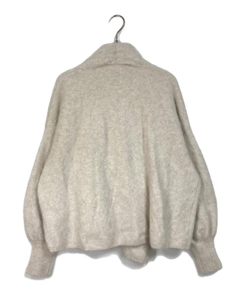 Noble（ノーブル）Noble (ノーブル) FOX/Caファーニットカーディガン ベージュ サイズ:実寸参照の古着・服飾アイテム