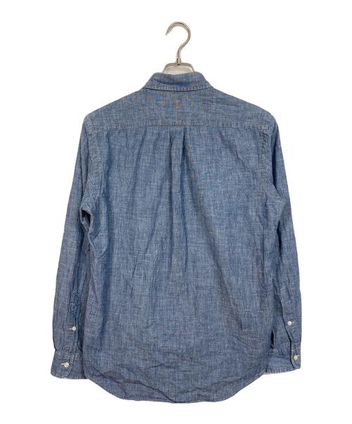POLO RALPH LAUREN（ポロ・ラルフローレン）POLO RALPH LAUREN (ポロ・ラルフローレン) シャンブレーシャツ　長袖シャツ　ポニー刺繍 インディゴ サイズ:Sの古着・服飾アイテム