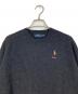 POLO RALPH LAUREN (ポロ・ラルフローレン) ミニポニー刺繍ニット グレー サイズ:XS：6000円