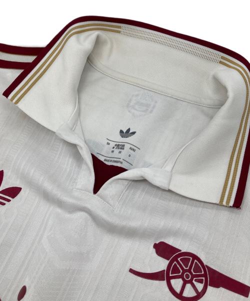 adidas（アディダス）adidas (アディダス) アーセナルFC 3rd ユニフォーム　ゲームシャツ ホワイト サイズ:Mの古着・服飾アイテム