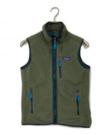 Patagonia（パタゴニア）の古着「Retro Pile Vest  ボアベスト」｜カーキ