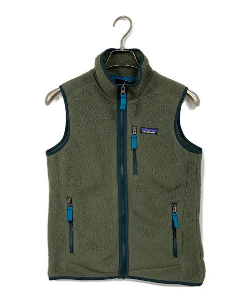 Patagonia（パタゴニア）Patagonia (パタゴニア) Retro Pile Vest  ボアベスト カーキ サイズ:Sの古着・服飾アイテム