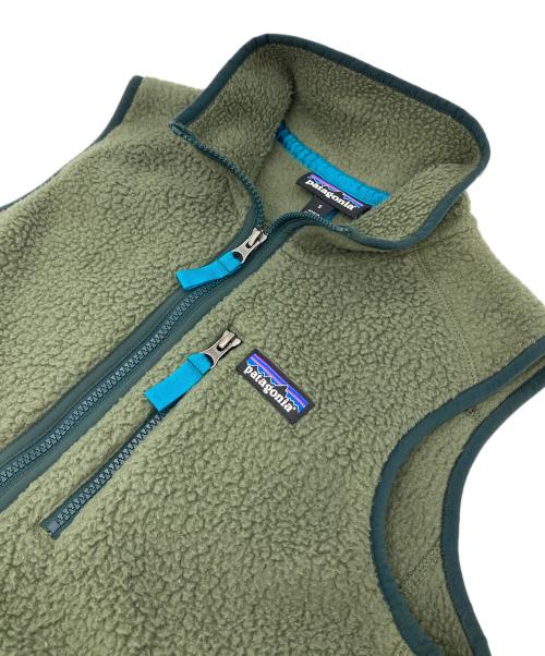 Patagonia（パタゴニア）Patagonia (パタゴニア) Retro Pile Vest  ボアベスト カーキ サイズ:Sの古着・服飾アイテム