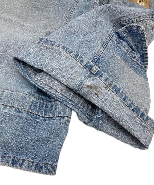 SOURCE JEANS（ソースジーンズ）SOURCE JEANS (ソースジーンズ) デニムハーフパンツ ブルー サイズ:40の古着・服飾アイテム