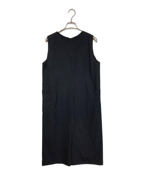 MARY QUANT（マリークヮント）MARY QUANT (マリークヮント) MQロゴジャンスカ ワンピース　ロングワンピース ブラック サイズ:Mの古着・服飾アイテム