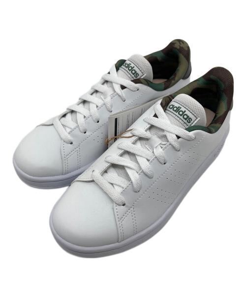adidas（アディダス）adidas (アディダス) ローカットスニーカー　カジュアル　通勤　通学　靴 ホワイト サイズ:US5の古着・服飾アイテム