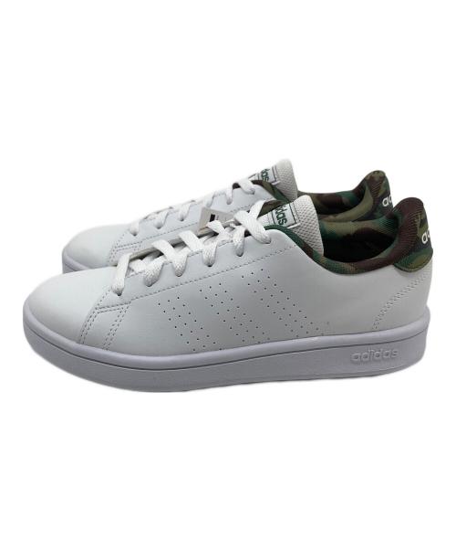 adidas（アディダス）adidas (アディダス) ローカットスニーカー　カジュアル　通勤　通学　靴 ホワイト サイズ:US5の古着・服飾アイテム