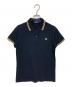 FRED PERRY（フレッドペリー）の古着「ポロシャツ　半袖シャツ　ワンポイント刺繍　イングランド製」｜ブラック