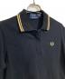 中古・古着 FRED PERRY (フレッドペリー) ポロシャツ　半袖シャツ　ワンポイント刺繍　イングランド製 ブラック サイズ:UK12（実寸参照）：5000円