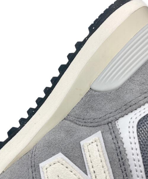 NEW BALANCE（ニューバランス）NEW BALANCE (ニューバランス) ローカットスニーカー　カジュアル 通学 通勤 靴 グレー サイズ:US5の古着・服飾アイテム