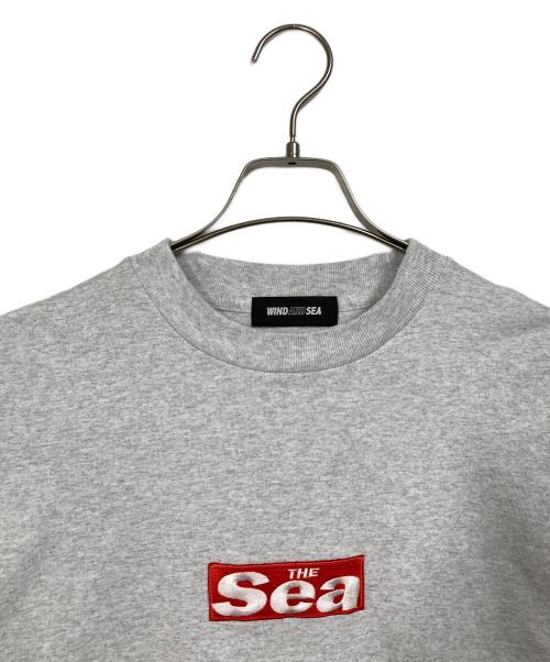 WIND AND SEA（ウィンダンシー）WIND AND SEA (ウィンダンシー) Tabloid THE SEA S/S Tee  タブロイドザシーショートスリーブティー 半袖カットソー　Tシャツ グレー サイズ:Mの古着・服飾アイテム