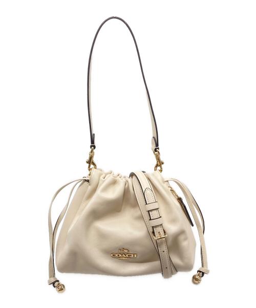 COACH（コーチ）COACH (コーチ) フェイ ドローストリング バッグ　2WAYバッグ サイズ:実寸参照の古着・服飾アイテム