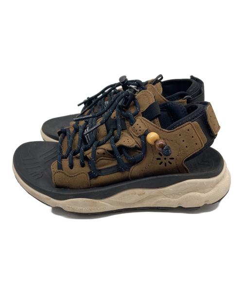 Flower MOUNTAIN（フラワーマウンテン）Flower MOUNTAIN (フラワーマウンテン) PUMA PUNKU プマプンク サンダル　スポーツ　アウトドア ブラウン サイズ:22.5cmの古着・服飾アイテム
