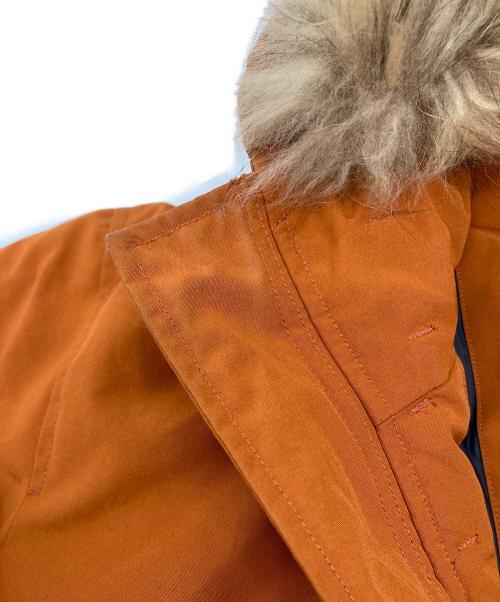 DANTON（ダントン）DANTON (ダントン) ファー付きフーデッドダウンジャケット　アウター ブラウン サイズ:44の古着・服飾アイテム