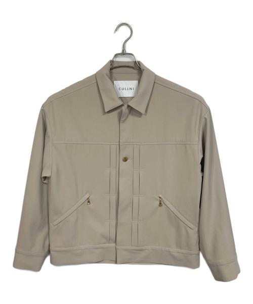 CULLNI（クルニ）CULLNI (クルニ) Gジャケット　アウター　ライトアウター　日本製 ベージュ サイズ:1（実寸参照）の古着・服飾アイテム