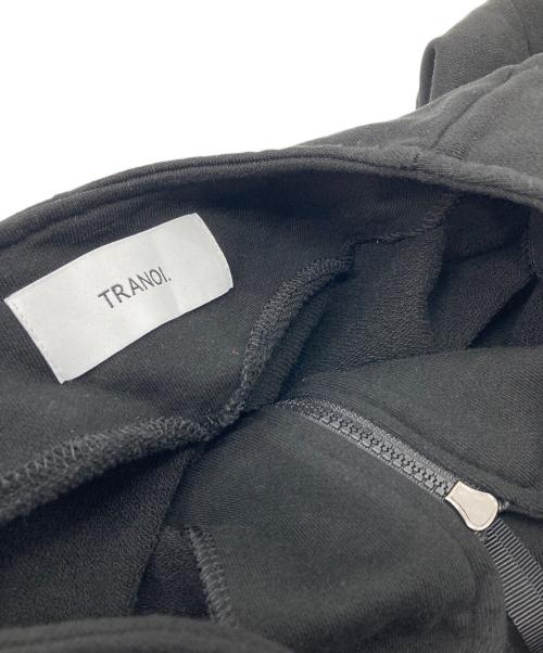 TRANOI（トラノイ）TRANOI (トラノイ) TORA TSUNAGI オールインワン　スウェットつなぎ ブラック サイズ:1（レーディースM相当）の古着・服飾アイテム