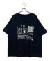 九段ハウス（クダンハウス）の古着「半袖カットソー　ビックシルエット　オーバーサイズTシャツ　個展限定品」｜ブラック