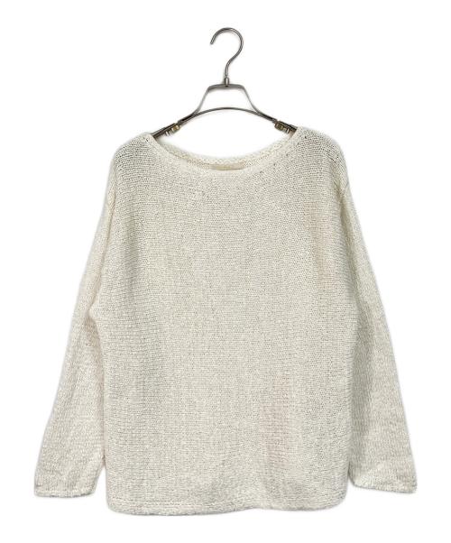 Plage（プラージュ）Plage (プラージュ) linen mix loose プルオーバー　25SS ホワイト サイズ:実寸参照の古着・服飾アイテム