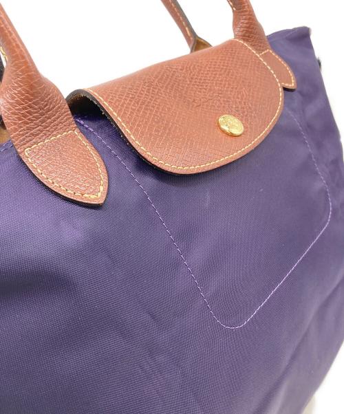 LONGCHAMP（ロンシャン）LONGCHAMP (ロンシャン) ル・プリアージュ トートバッグS ミルティール(ビルベリー) パープル サイズ:実寸参照の古着・服飾アイテム