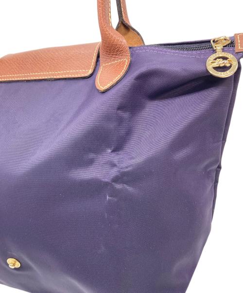 LONGCHAMP（ロンシャン）LONGCHAMP (ロンシャン) ル・プリアージュ トートバッグS ミルティール(ビルベリー) パープル サイズ:実寸参照の古着・服飾アイテム