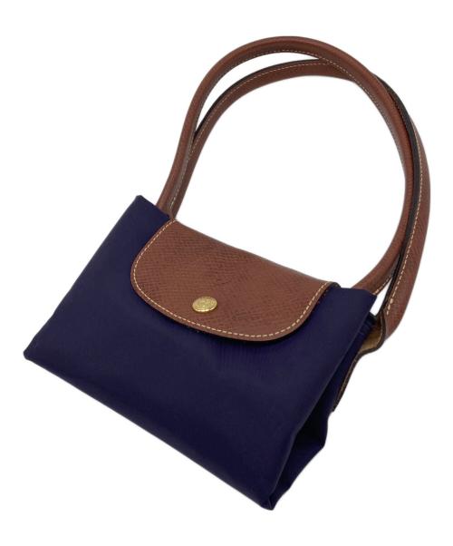 LONGCHAMP（ロンシャン）LONGCHAMP (ロンシャン) ル・プリアージュ トートバッグS ミルティール(ビルベリー) パープル サイズ:実寸参照の古着・服飾アイテム