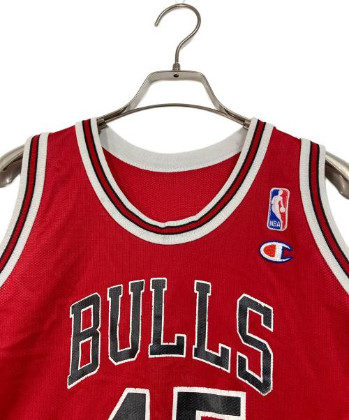 Champion（チャンピオン）Champion (チャンピオン) NBAゲームシャツ　90's USA製　９０年代 レッド サイズ:14−16の古着・服飾アイテム