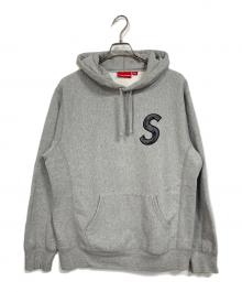 SUPREME（シュプリーム）の古着「S LOGO HOODED SWEATSHIRTS スウェットパーカー　18AW」｜グレー