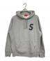 Supreme（シュプリーム）の古着「S LOGO HOODED SWEATSHIRTS スウェットパーカー　18AW」｜グレー