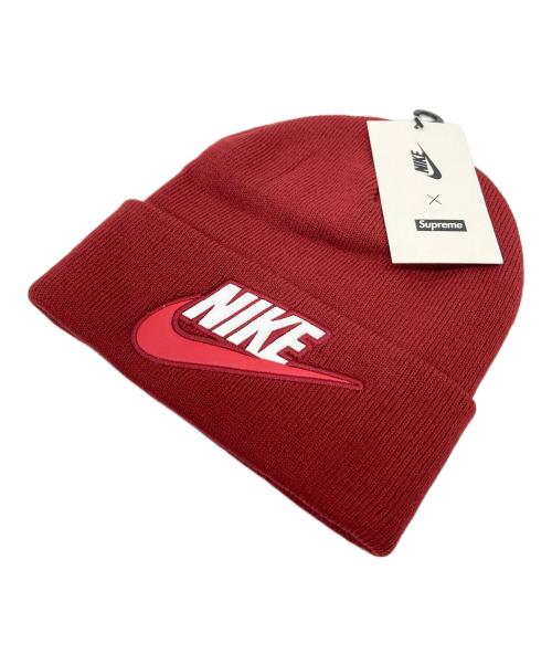 SUPREME（シュプリーム）Supreme (シュプリーム) NIKE (ナイキ) BEANIE TEAM RED アクリルニット帽　18AW レッド サイズ:実寸参照 未使用品の古着・服飾アイテム