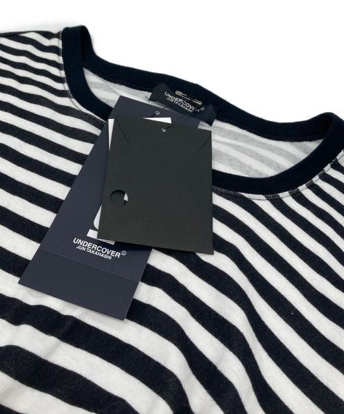 UNDERCOVER（アンダーカバー）UNDERCOVER (アンダーカバー) アシンメトリーボーダーカットソー　26SS ホワイト×ブラック サイズ:3の古着・服飾アイテム